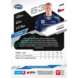 2025/26 Sportzoo ELH 1. serie #009 Radim Ferda