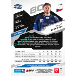 2025/26 Sportzoo ELH 1. serie #018 Tomáš Zohorna