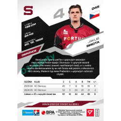2025/26 Sportzoo ELH 1. serie #045 Jakub Sirota