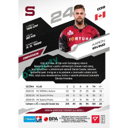 2025/26 Sportzoo ELH 1. serie #039 Aaron Irving