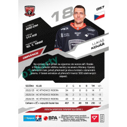 2025/26 Sportzoo ELH 1. serie #057 Lukáš Kovář