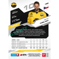 2025/26 Sportzoo ELH 1. serie #160 Petr Koblasa