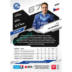 2025/26 Sportzoo ELH 1. serie #209 Jan Hladonik