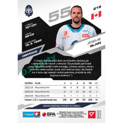 2025/26 Sportzoo ELH 1. serie #219 Jérémie Blain