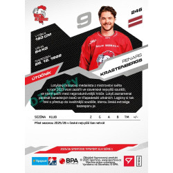 2025/26 Sportzoo ELH 1. serie #246 Renars Krastenbergs
