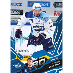 2025/26 Sportzoo ELH 1. serie #018 Tomáš Zohorna Azure Blue