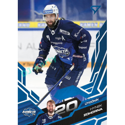 2025/26 Sportzoo ELH 1. serie #017 Hynek Zohorna Azure Blue