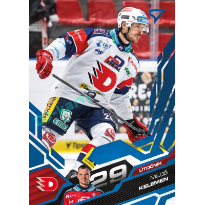 2025/26 Sportzoo ELH 1. serie #028 Miloš Kelemen Azure Blue