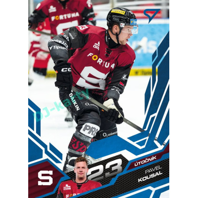 2025/26 Sportzoo ELH 1. serie #051 Pavel Kousal Azure Blue