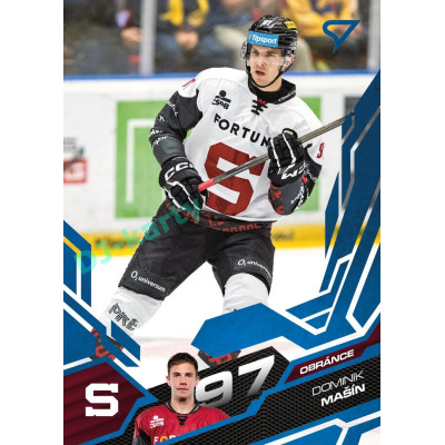 2025/26 Sportzoo ELH 1. serie #041 Dominik Mašín Azure Blue