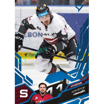 2025/26 Sportzoo ELH 1. serie #049 Kryštof Hrabík Azure Blue
