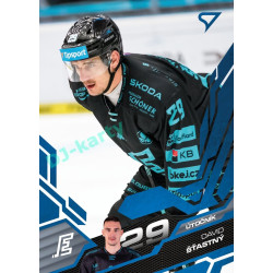 2025/26 Sportzoo ELH 1. serie #090 David Šťastný Azure Blue