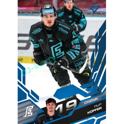 2025/26 Sportzoo ELH 1. serie #086 Filip Koffer Azure Blue