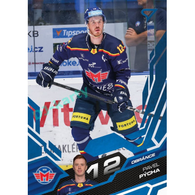 2025/26 Sportzoo ELH 1. serie #096 Pavel Pýcha Azure Blue