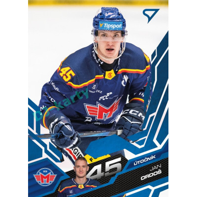 2025/26 Sportzoo ELH 1. serie #107 Jan Ordoš Azure Blue