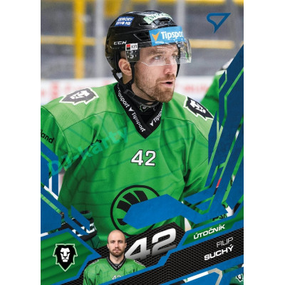 2025/26 Sportzoo ELH 1. serie #125 Filip Suchý Azure Blue