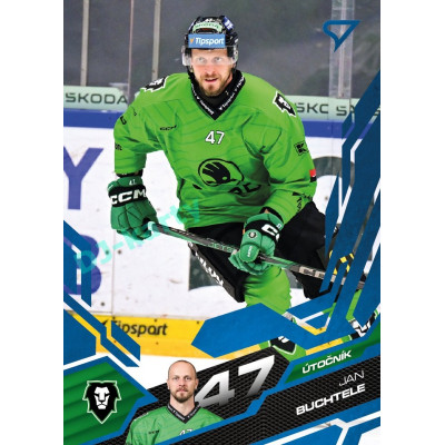 2025/26 Sportzoo ELH 1. serie #116 Jan Buchtele Azure Blue