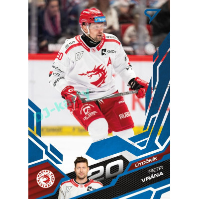 2025/26 Sportzoo ELH 1. serie #144 Petr Vrána Azure Blue