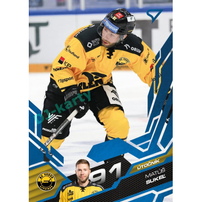 2025/26 Sportzoo ELH 1. serie #162 Matúš Sukeľ Azure Blue
