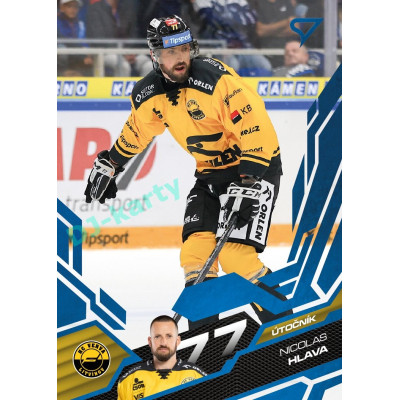 2025/26 Sportzoo ELH 1. serie #154 Nicolas Hlava Azure Blue
