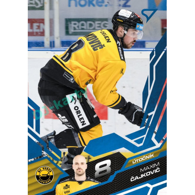 2025/26 Sportzoo ELH 1. serie #153 Maxim Čajkovič Azure Blue