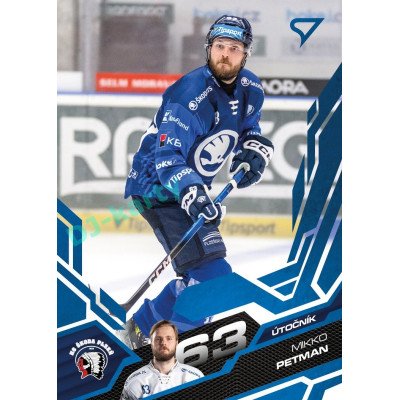 2025/26 Sportzoo ELH 1. serie #175 Mikko Petman Azure Blue