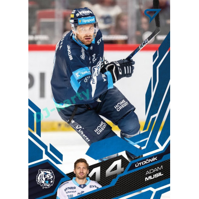 2025/26 Sportzoo ELH 1. serie #190 Adam Musil Azure Blue