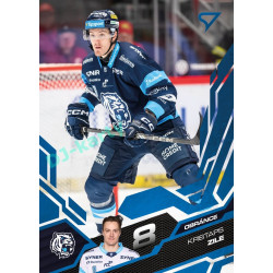 2025/26 Sportzoo ELH 1. serie #187 Kristaps Zile Azure Blue