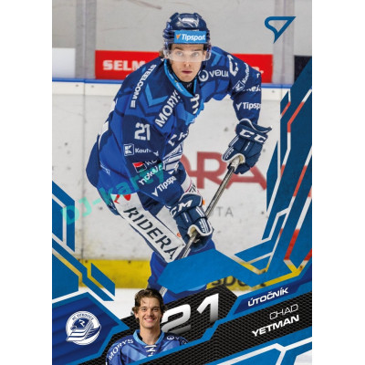 2025/26 Sportzoo ELH 1. serie #215 Chad Yetman Azure Blue