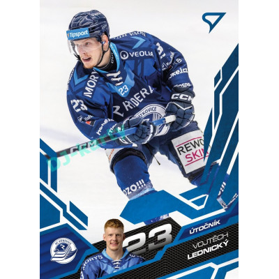 2025/26 Sportzoo ELH 1. serie #212 Vojtěch Lednický Azure Blue