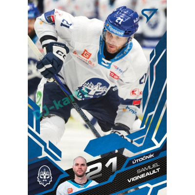 2025/26 Sportzoo ELH 1. serie #234 Samuel Vigneault Azure Blue