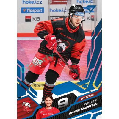 2025/26 Sportzoo ELH 1. serie #246 Renars Krastenbergs Azure Blue