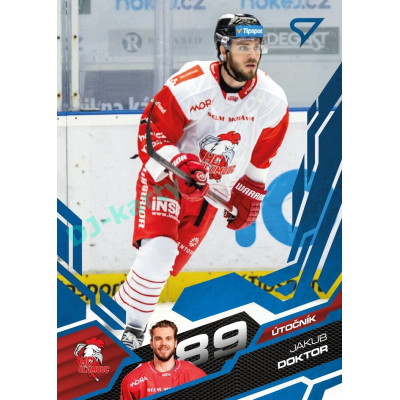 2025/26 Sportzoo ELH 1. serie #244 Jakub Doktor Azure Blue