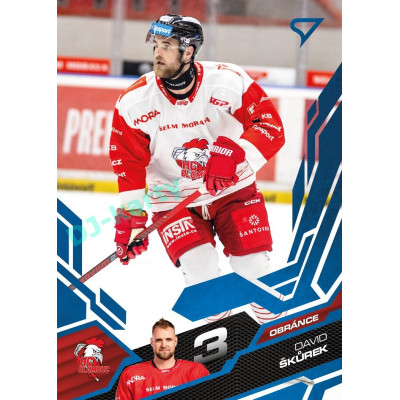 2025/26 Sportzoo ELH 1. serie #242 David Škůrek Azure Blue