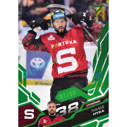 2025/26 Sportzoo ELH 1. serie #050 Tomáš Hyka Emerald Green xx/50
