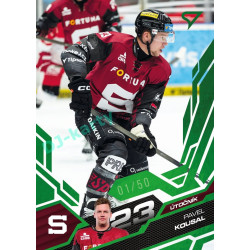 2025/26 Sportzoo ELH 1. serie #051 Pavel Kousal Emerald Green xx/50