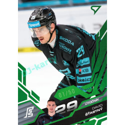 2025/26 Sportzoo ELH 1. serie #090 David Šťastný Emerald Green xx/50