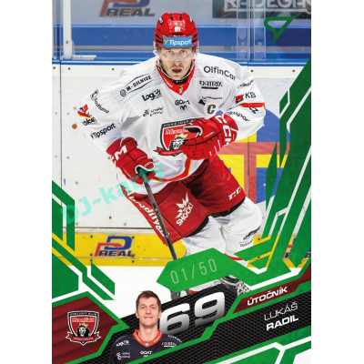 2025/26 Sportzoo ELH 1. serie #071 Lukáš Radil Emerald Green xx/50