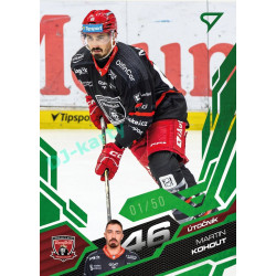 2025/26 Sportzoo ELH 1. serie #065 Martin Kohout Emerald Green xx/50