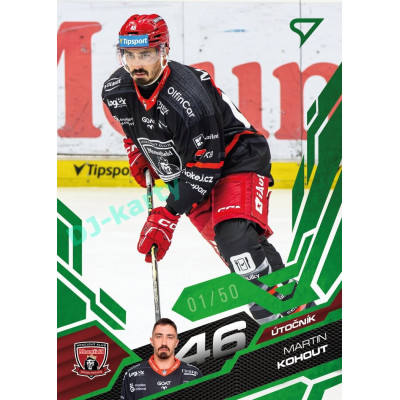 2025/26 Sportzoo ELH 1. serie #065 Martin Kohout Emerald Green xx/50