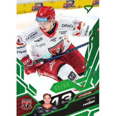 2025/26 Sportzoo ELH 1. serie #062 Petr Hašek Emerald Green xx/50
