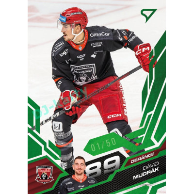 2025/26 Sportzoo ELH 1. serie #059 Dávid Mudrák Emerald Green xx/50