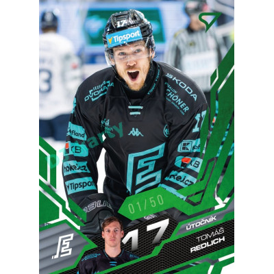 2025/26 Sportzoo ELH 1. serie #087 Tomáš Redlich Emerald Green xx/50