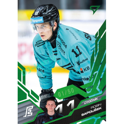2025/26 Sportzoo ELH 1. serie #088 Robin Sapoušek Emerald Green xx/50