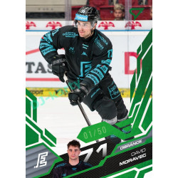 2025/26 Sportzoo ELH 1. serie #079 David Moravec Emerald Green xx/50
