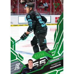 2025/26 Sportzoo ELH 1. serie #078 Roberts Mamčics Emerald Green xx/50