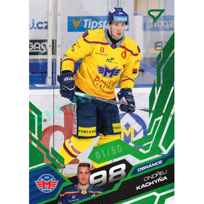 2025/26 Sportzoo ELH 1. serie #095 Ondřej Kachyňa Emerald Green xx/50