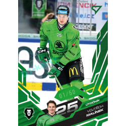 2025/26 Sportzoo ELH 1. serie #120 Vojtěch Malínek Emerald Green xx/50