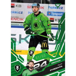 2025/26 Sportzoo ELH 1. serie #114 Filip Pyrochta Emerald Green xx/50