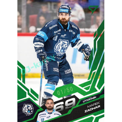 2025/26 Sportzoo ELH 1. serie #198 Marek Zachar Emerald Green xx/50